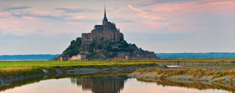 Grand plongeon dans la baie du mont Saint-Michel