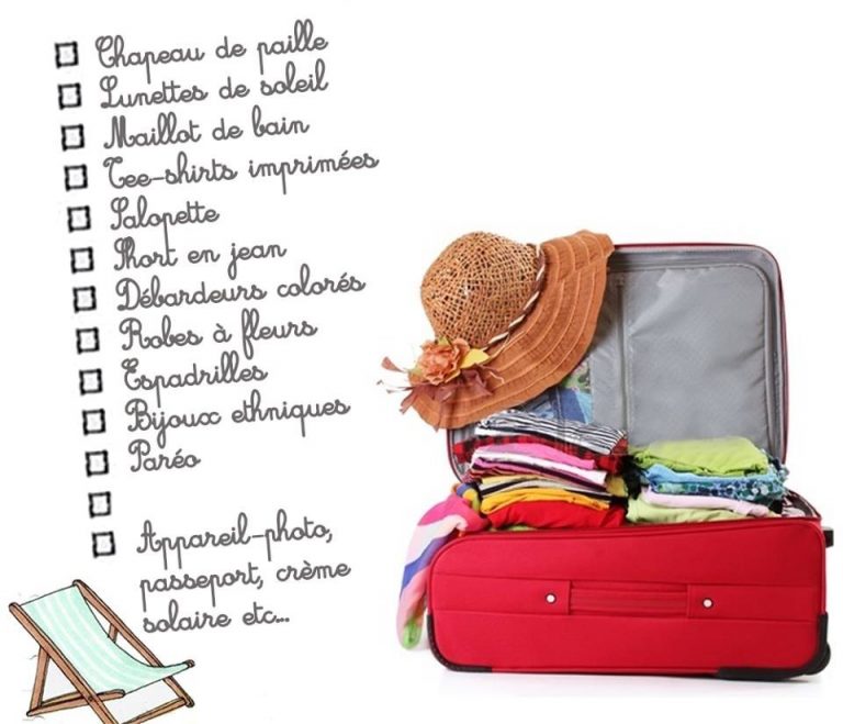 Se préparer pour les vacances, la check-list nécessaire